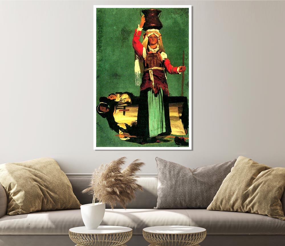 Bierstadt Italian Costume Studies Print Poster Wall Art