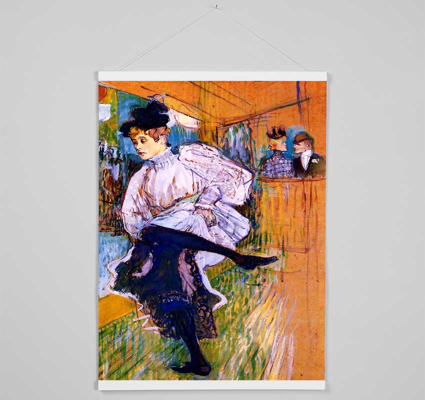 Toulouse Lautrec Jane Avril Dances Hanging Poster - Wallart-Direct UK