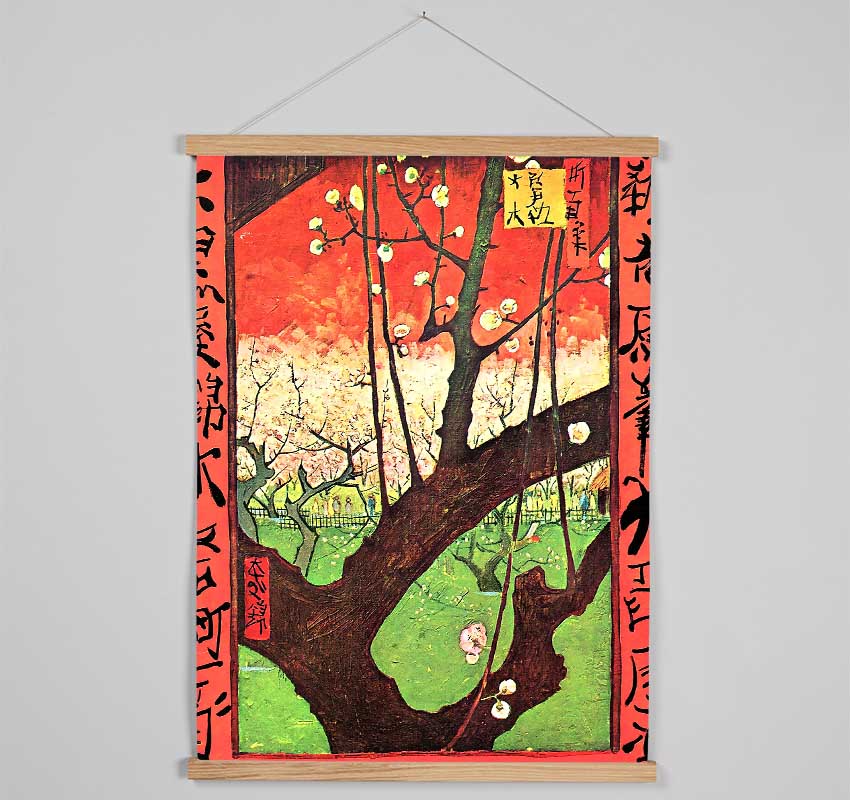 Van Gogh Japonese Tree (After Hiroshige) Hanging Poster - Wallart-Direct UK