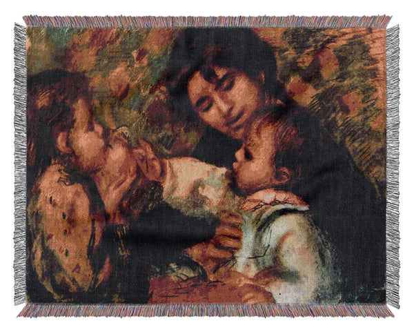 Jean Renoir And Gabrielle Woven Blanket