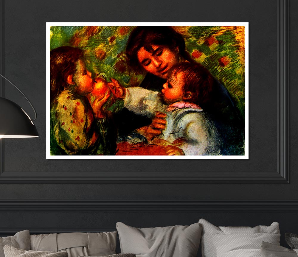 Jean Renoir And Gabrielle Print Poster Wall Art