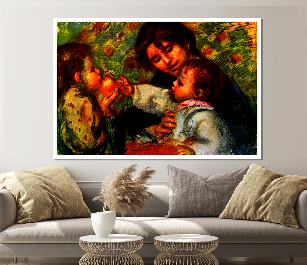 Jean Renoir And Gabrielle Print Poster Wall Art