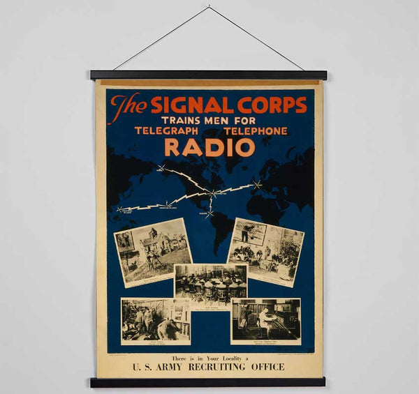 Join The Signal Corps Hanging Poster - Wallart-Direct UK