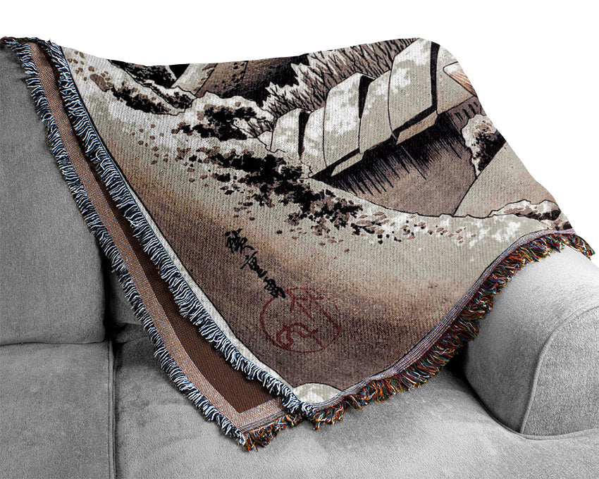 Hiroshige Kanbara Woven Blanket