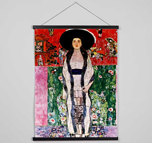 Klimt Adele Bloch-Bauer Red Hanging Poster - Wallart-Direct UK