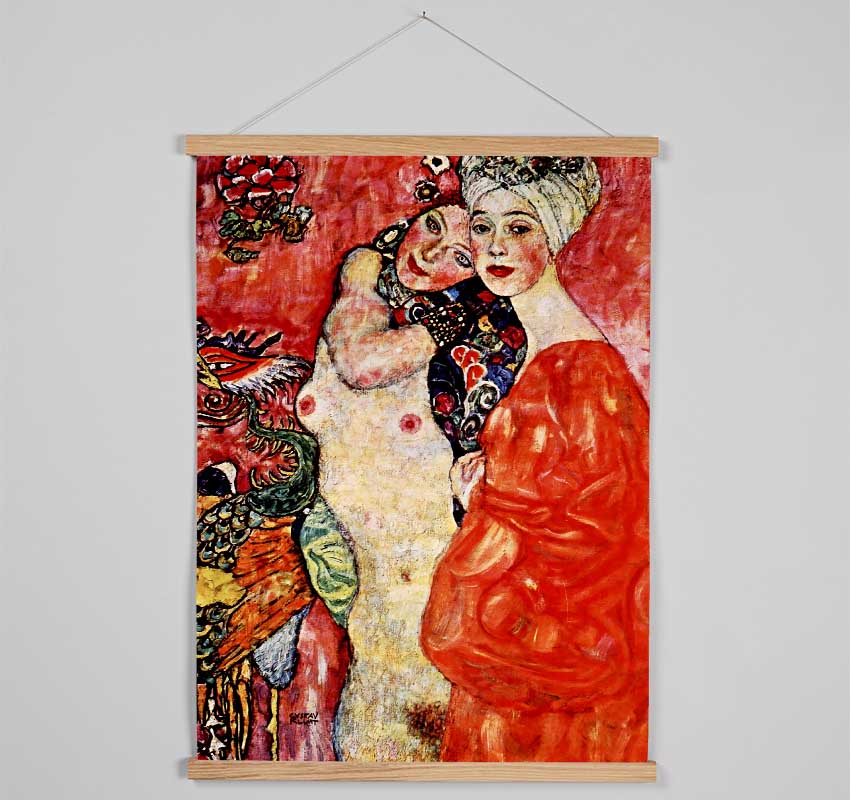 Klimt Girlfriends Hanging Poster - Wallart-Direct UK