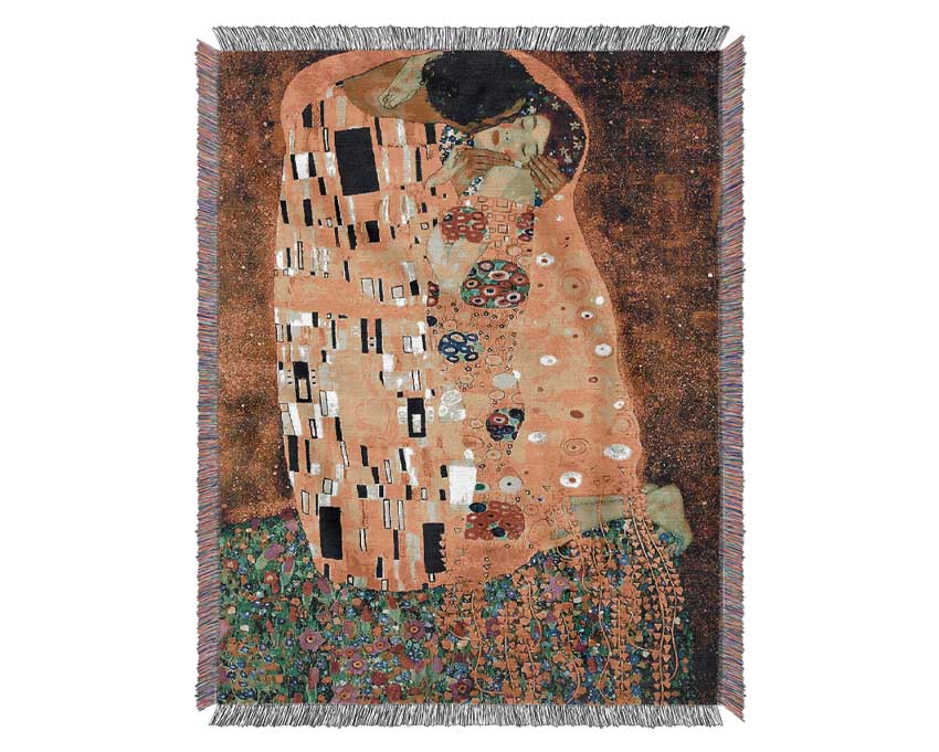 Klimt Kiss Woven Blanket