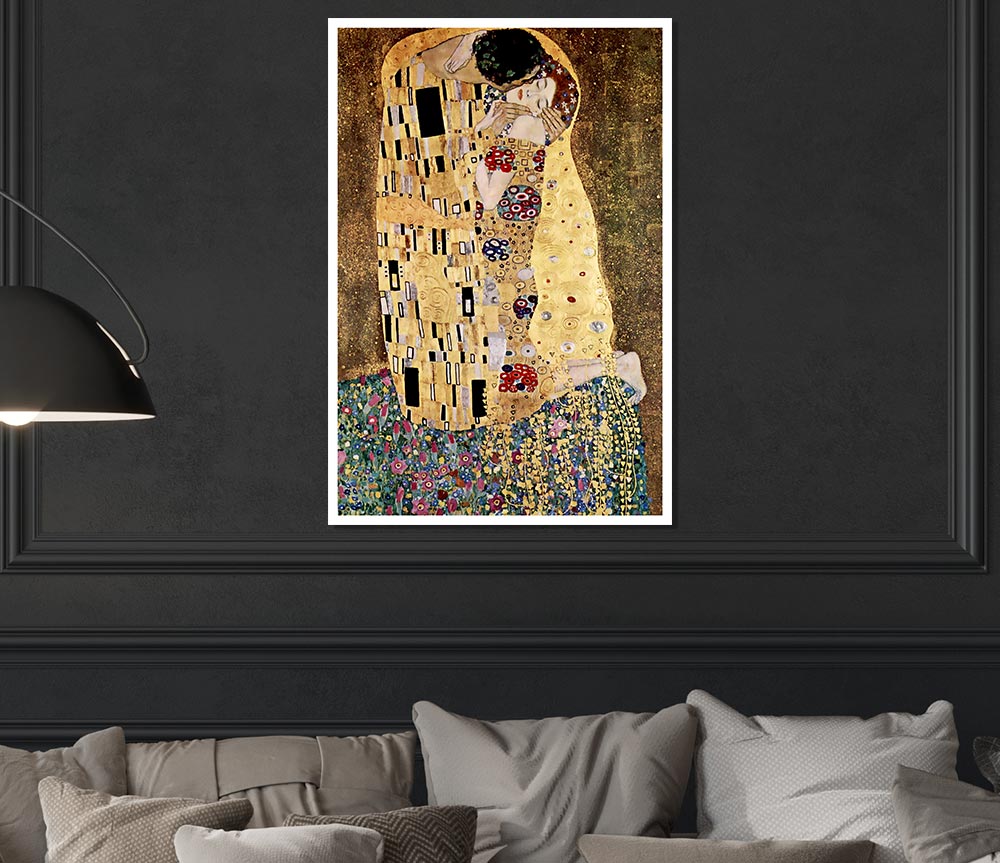 Klimt The Kiss Print Poster Wall Art