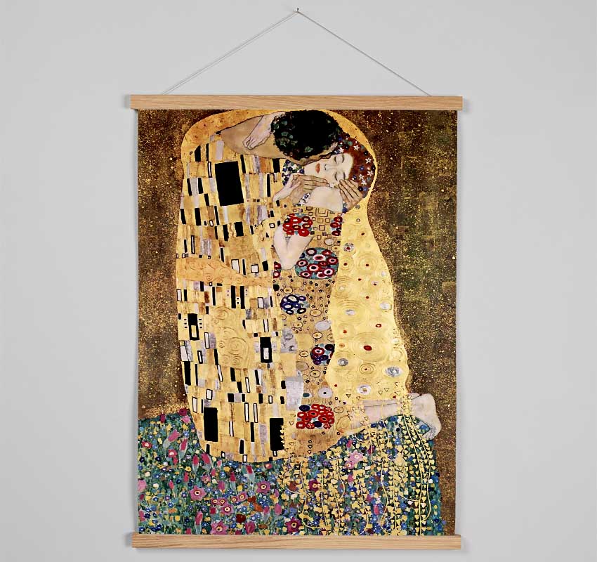 Klimt The Kiss Hanging Poster - Wallart-Direct UK