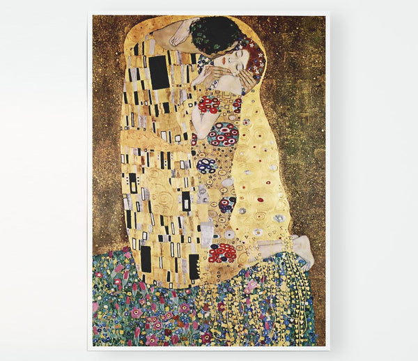 Klimt The Kiss Print Poster Wall Art