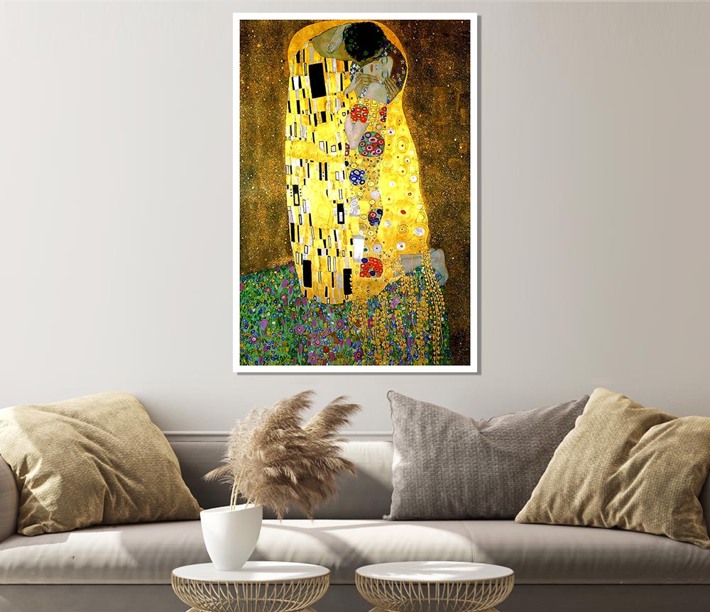 Klimt The Kiss 2 Print Poster Wall Art