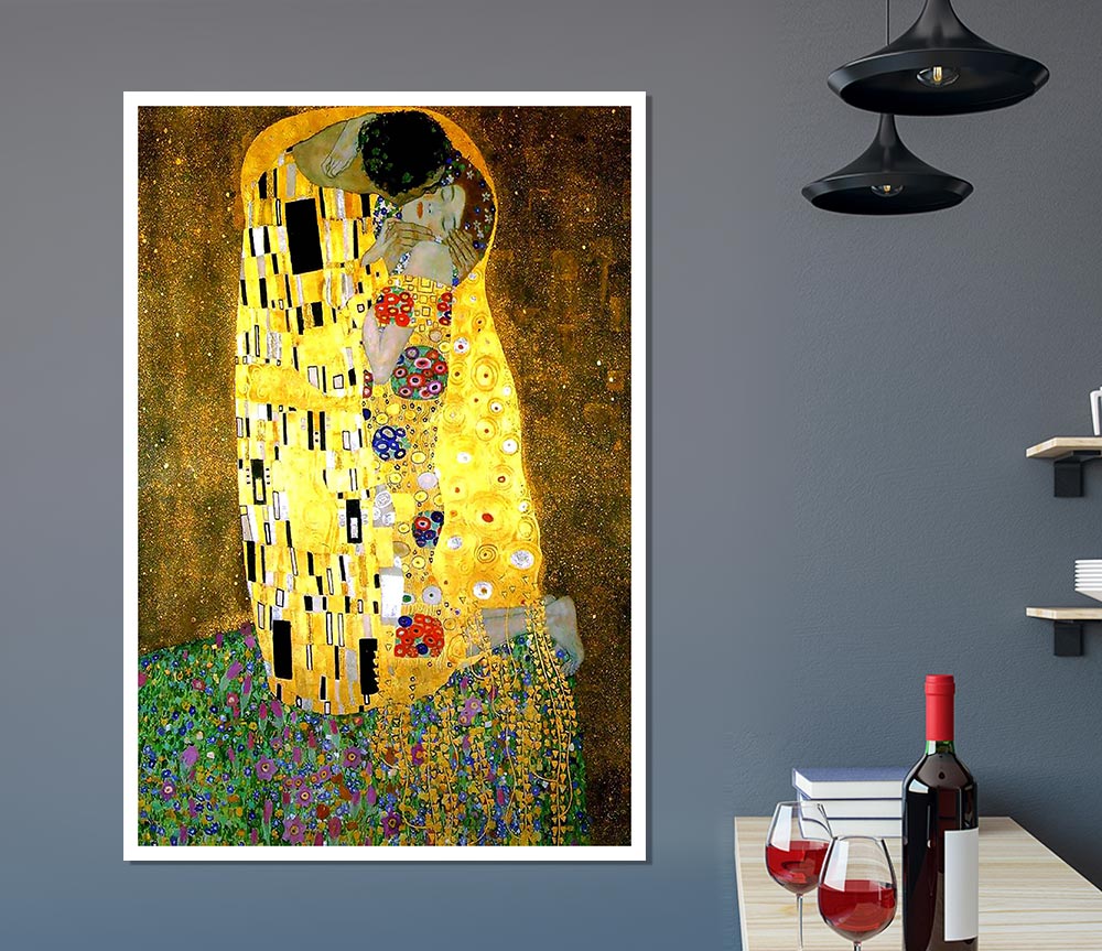 Klimt The Kiss 2 Print Poster Wall Art