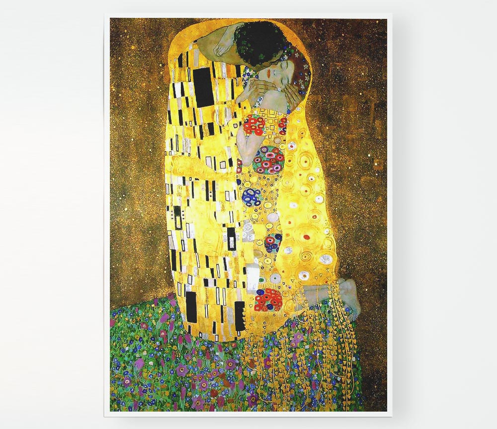 Klimt The Kiss 2 Print Poster Wall Art