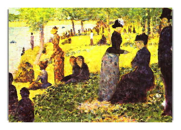 La Grande Jatte By Excursionists By Seurat