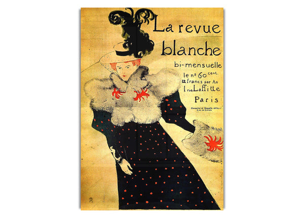 La Reveu Blanche By Toulouse Lautreca