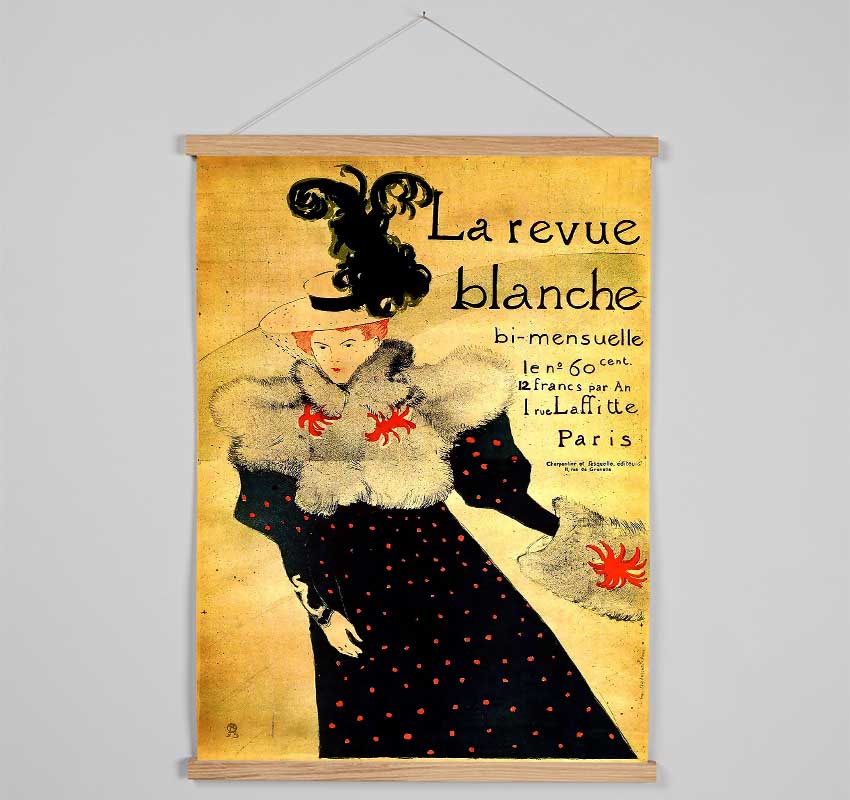 Toulouse Lautrec La Reveu Blanche Hanging Poster - Wallart-Direct UK