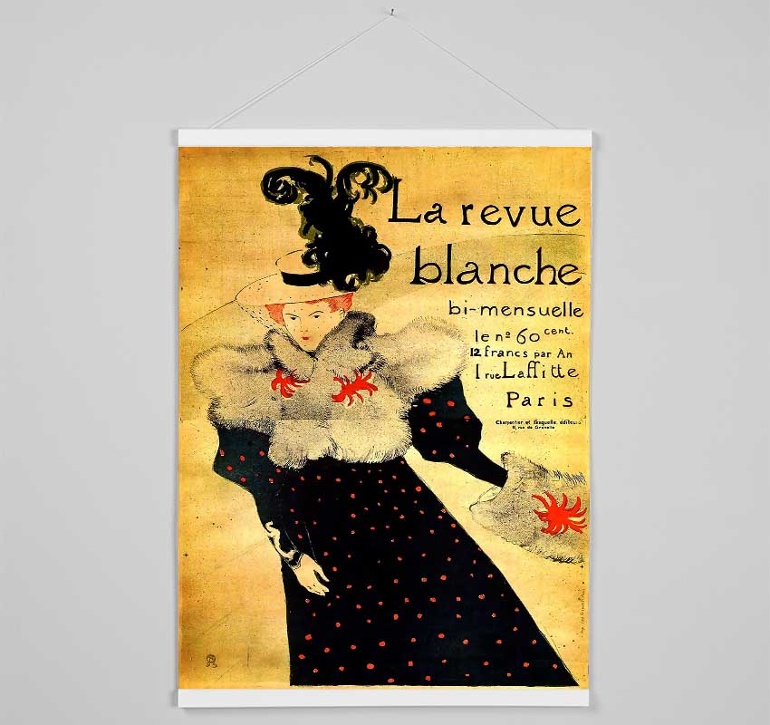 Toulouse Lautrec La Reveu Blanche Hanging Poster - Wallart-Direct UK