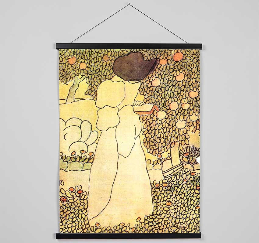 Joseph Rippl-Ronai Lady In Her Garden Hanging Poster - Wallart-Direct UK