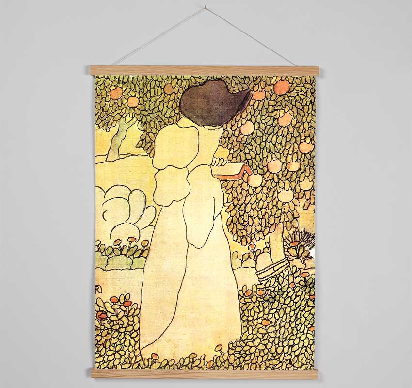 Joseph Rippl-Ronai Lady In Her Garden Hanging Poster - Wallart-Direct UK