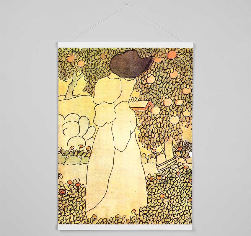 Joseph Rippl-Ronai Lady In Her Garden Hanging Poster - Wallart-Direct UK