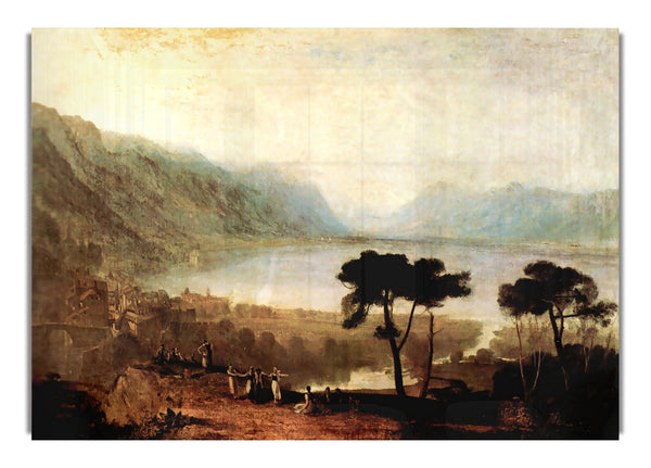 Lake Geneva In Montreux  By Joseph Mallord Turner