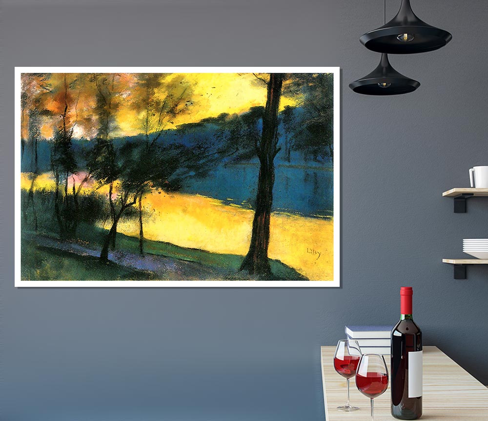 Lesser Ury Landscape Print Poster Wall Art