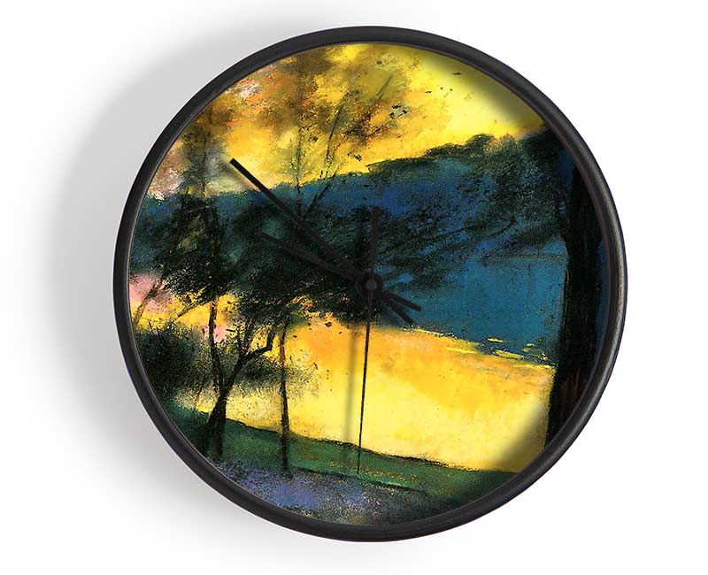 Lesser Ury Landscape Clock - Wallart-Direct UK