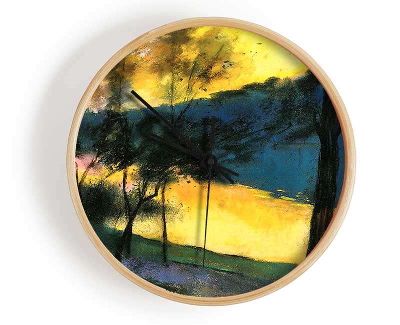 Lesser Ury Landscape Clock - Wallart-Direct UK