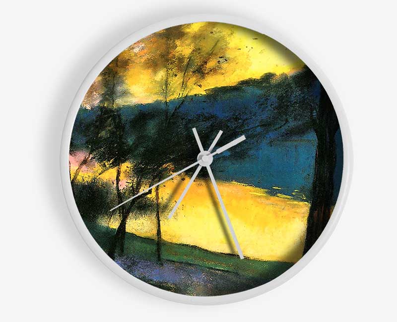 Lesser Ury Landscape Clock - Wallart-Direct UK