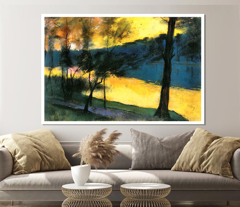 Lesser Ury Landscape Print Poster Wall Art