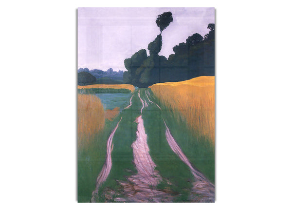 Landscape In Regen By Felix Vallotton