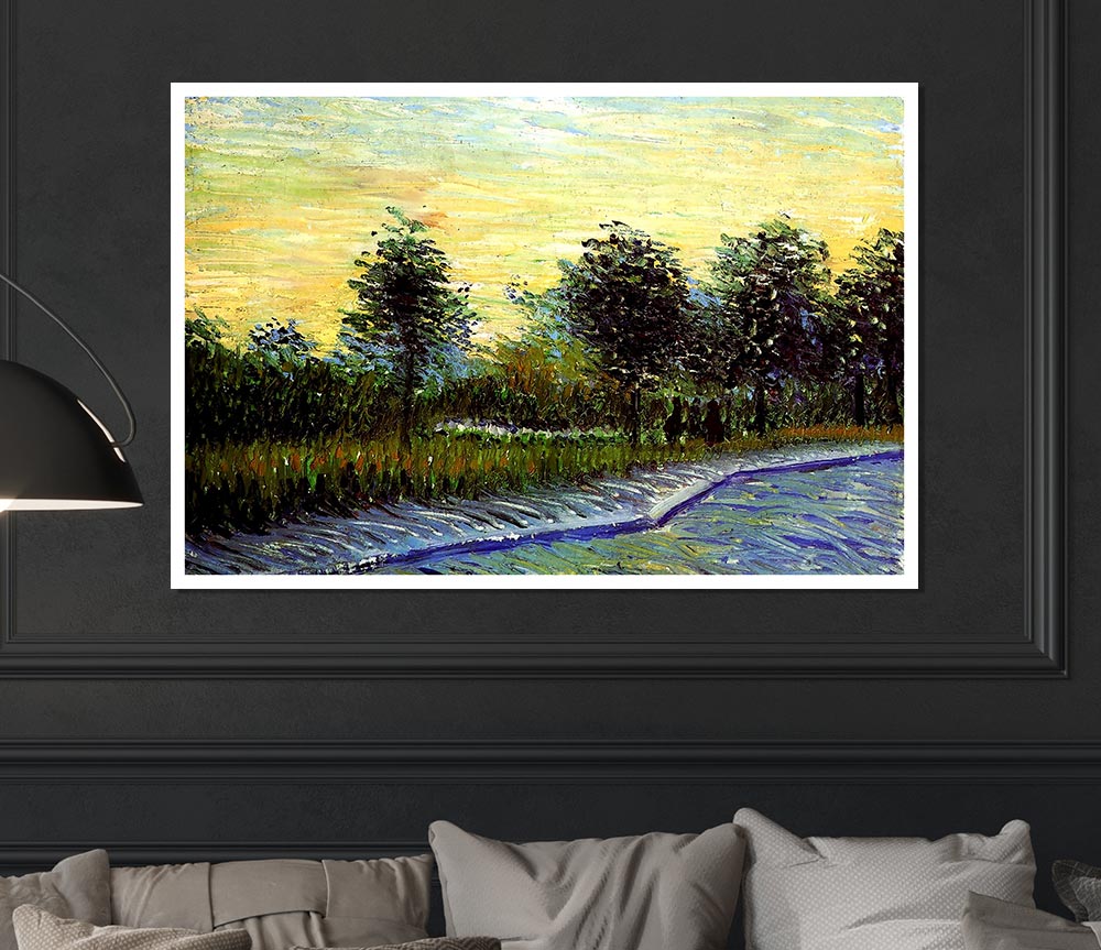 Van Gogh Lane In Voyer D Argenson Park At Asnieres Print Poster Wall Art