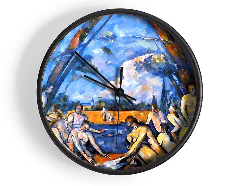 Cezanne Large Bathers 2 Clock - Wallart-Direct UK