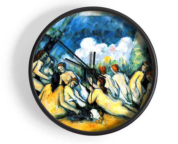 Cezanne Large Bathers Clock - Wallart-Direct UK