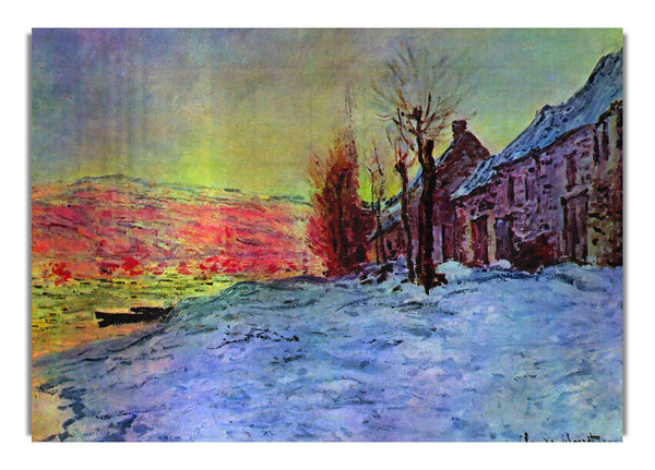 Lava Court Sunshine And Snow By Monet