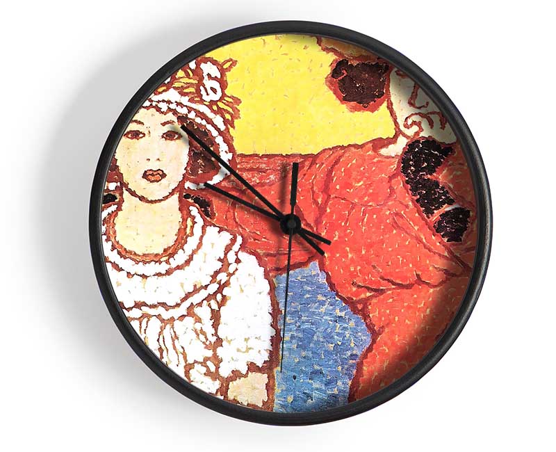 Joseph Rippl-Ronai Lazarine And Anella Clock - Wallart-Direct UK