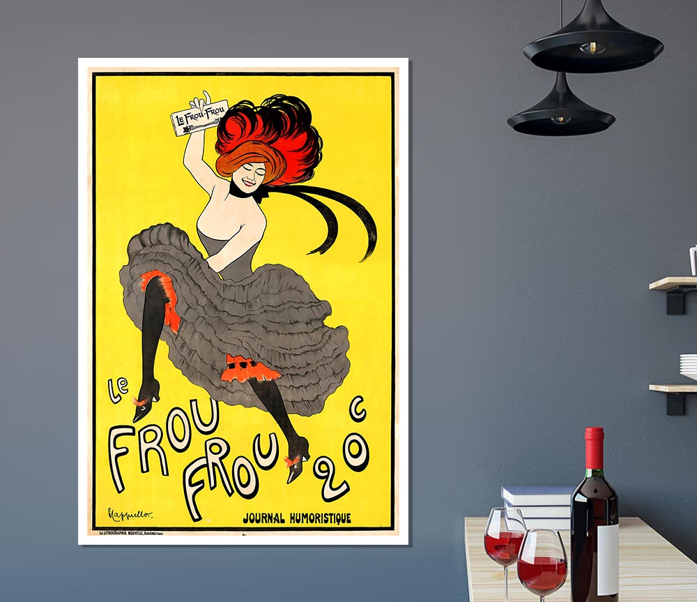 Le Frou Frou Print Poster Wall Art