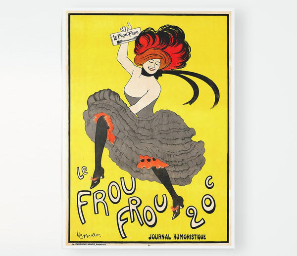 Le Frou Frou Print Poster Wall Art