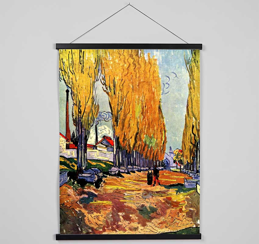 Van Gogh Les Alyscamps Hanging Poster - Wallart-Direct UK