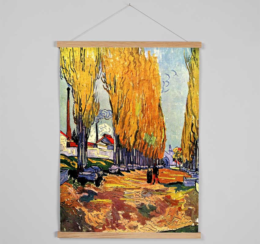 Van Gogh Les Alyscamps Hanging Poster - Wallart-Direct UK