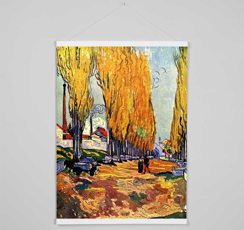 Van Gogh Les Alyscamps Hanging Poster - Wallart-Direct UK