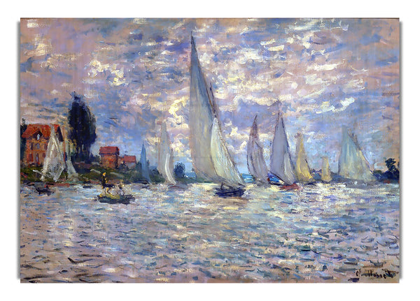 Les Barques By Monet