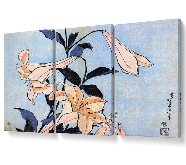 Hokusai Lilies