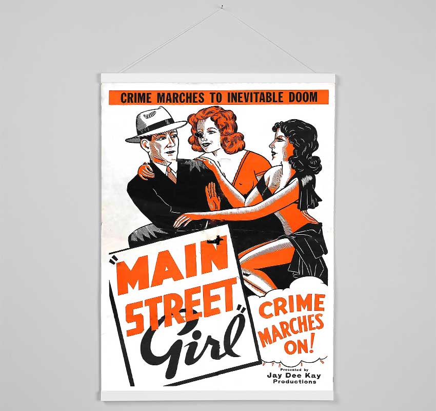 Main Street Girl Poster 2 Hanging Poster - Wallart-Direct UK