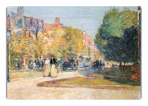 Malborough Street, Boston By Hassam