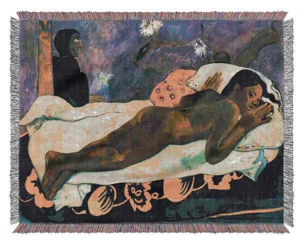 Gauguin Manao Tupapau Woven Blanket