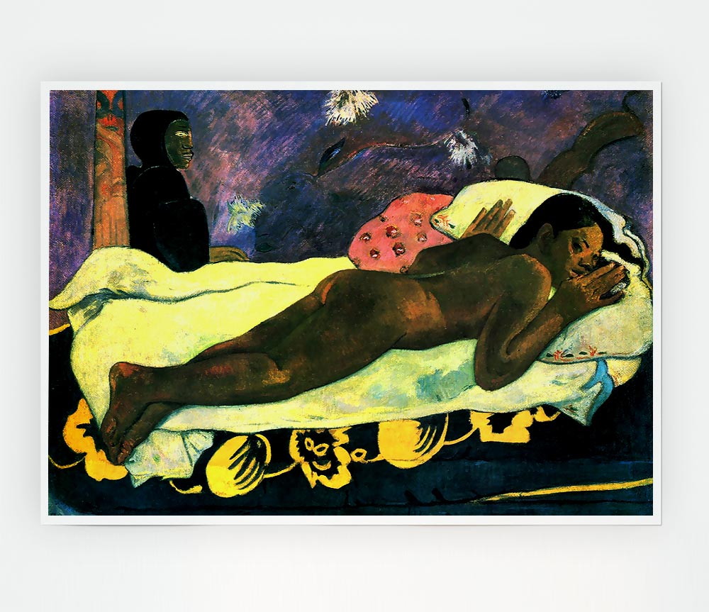 Gauguin Manao Tupapau Print Poster Wall Art