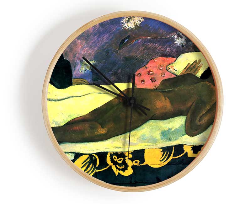 Gauguin Manao Tupapau Clock - Wallart-Direct UK