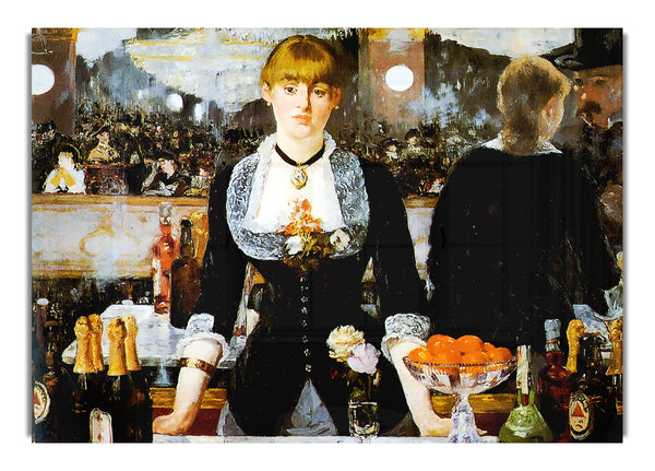 Manet A Bar At The Folies Bergeres