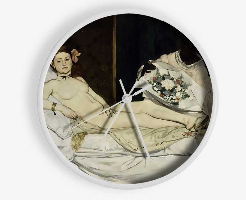 Manet Olympia Clock - Wallart-Direct UK